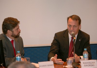Ricardo Sennes and Radoslaw Sikorski