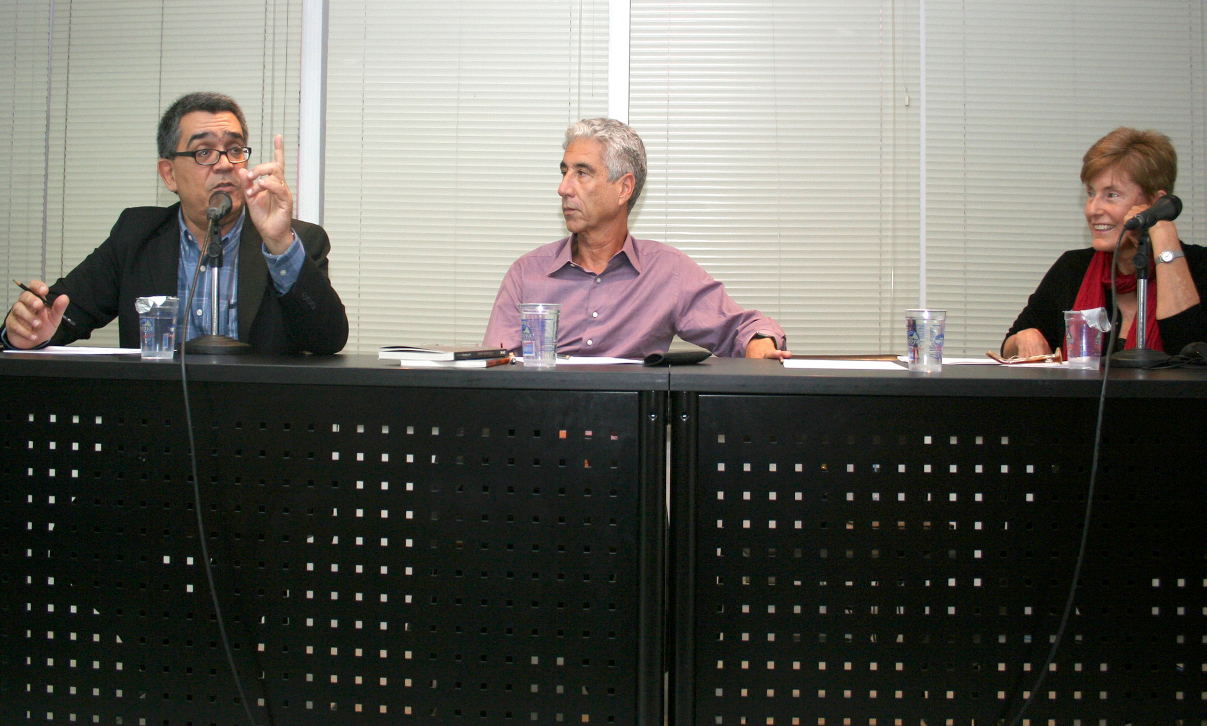 Marcelo Leite, José Eli da Veiga e Sonia Barros de Oliveira