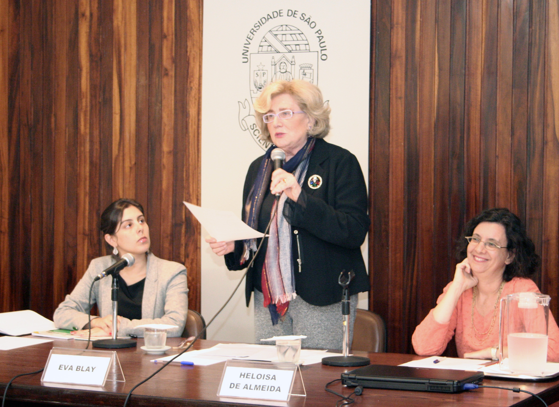 Tamara Gonçalves, Eva Blay e Heloisa Buarque de Almeida