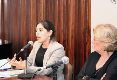 Tamara Gonçalves e Eva Blay