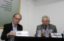 Martin Grossmann e Alfredo Bosi na Abertura do lançamento da Revista Estudos Avançados n. 75