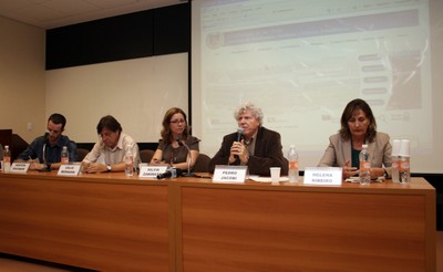 Herton Escobar, Célio Bermann, Silvia Zanirato, Pedro Jacobi e Helena Ribeiro