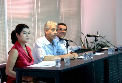 Elbia Melo, José Eli da Veiga e Osvaldo Soliano Pereira