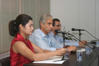 Elbia Melo, José Eli da Veiga e Osvaldo Soliano Pereira