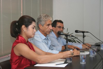 Elbia Melo, José Eli da Veiga e Osvaldo Soliano Pereira