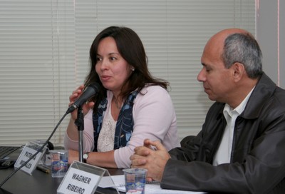 Patrícia Morales e Wagner Costa Ribeiro