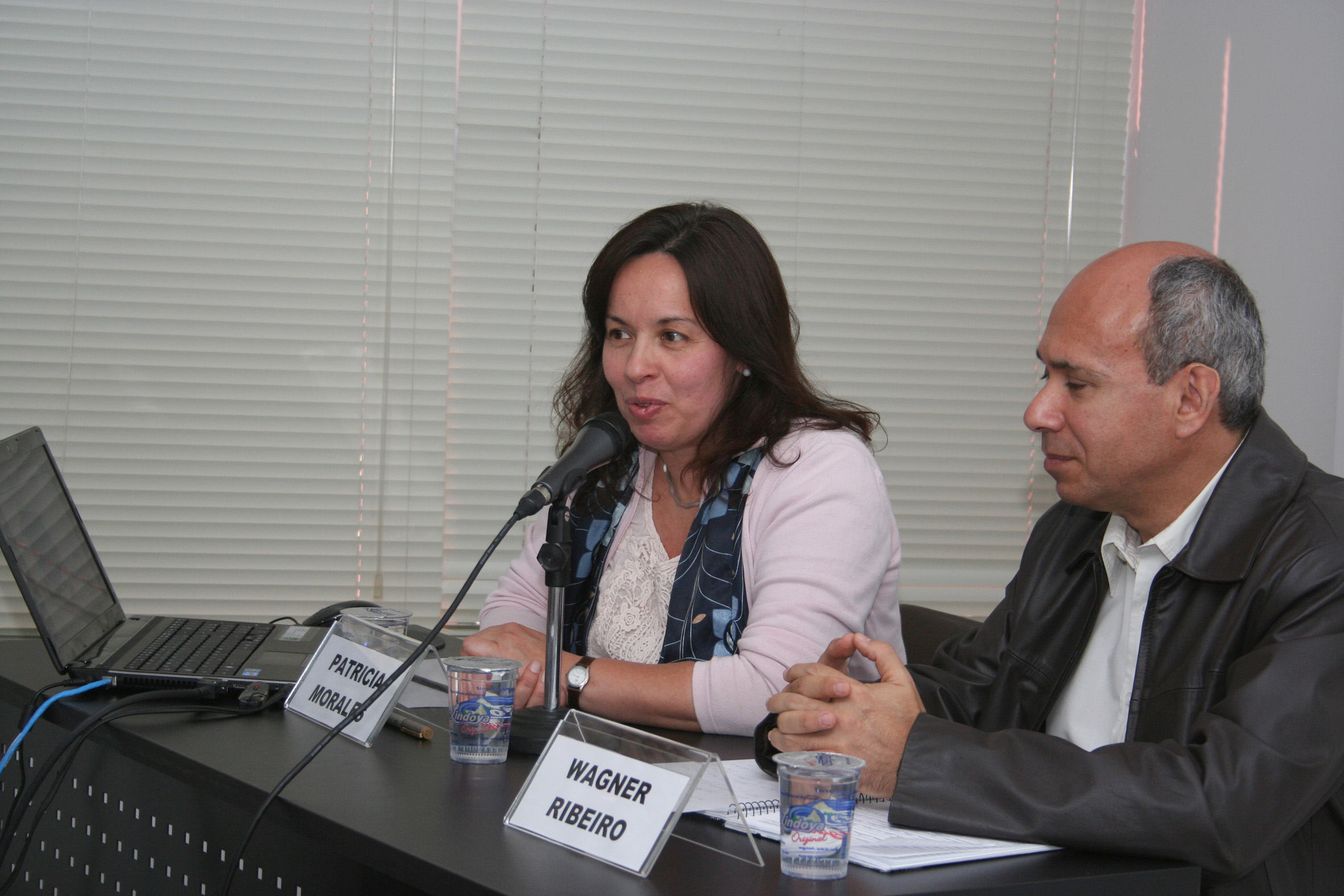 Patrícia Morales e Wagner Costa Ribeiro