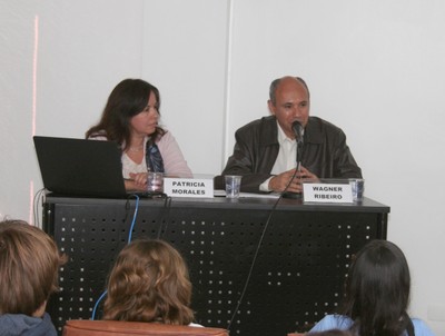 Patrícia Morales e Wagner Costa Ribeiro