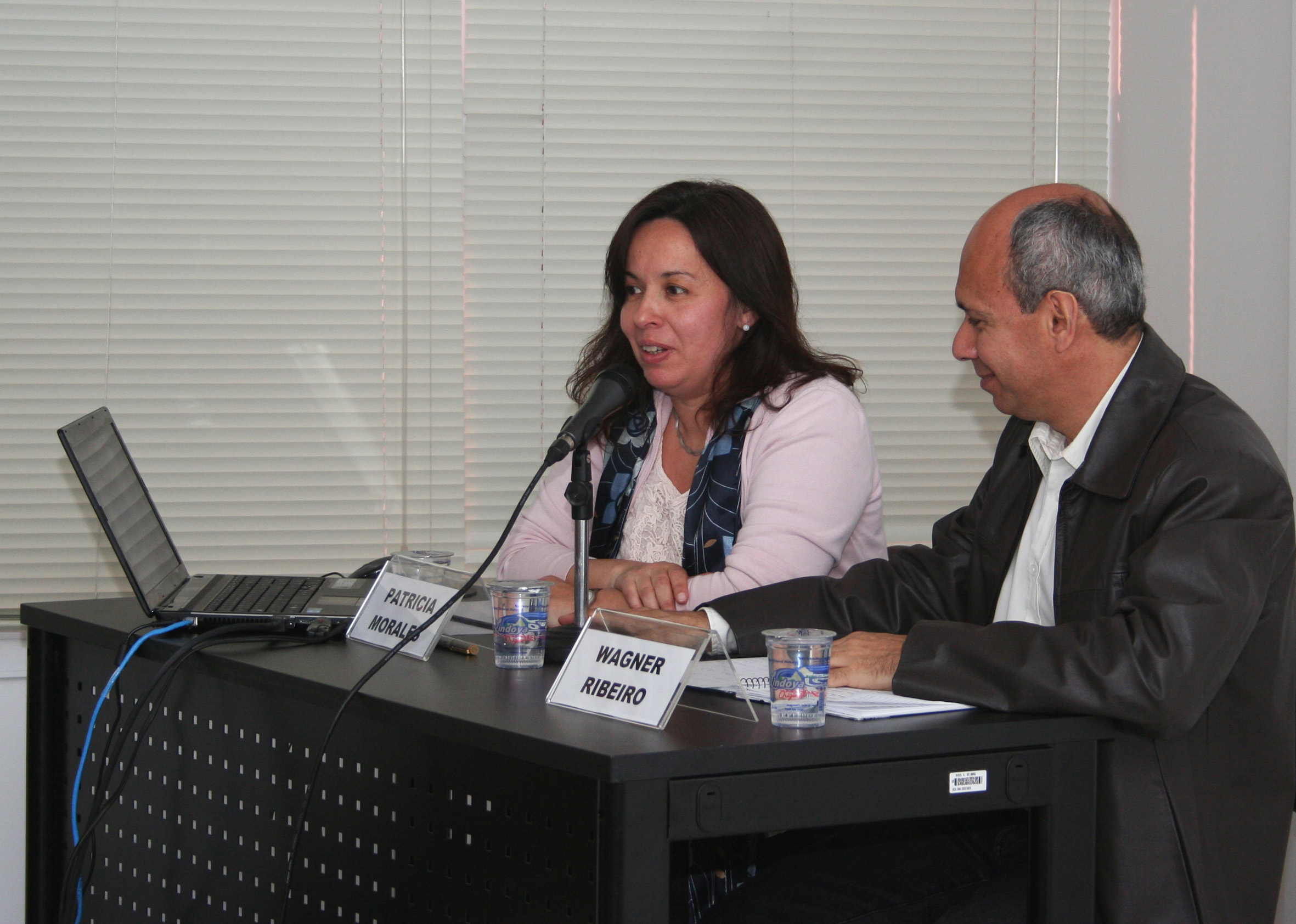 Patrícia Morales e Wagner Costa Ribeiro
