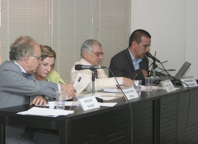 Joaquim Falcão, Maria Tereza Sadek, José Álvaro Moisés e Fernando Filgueiras