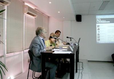Joaquim Falcão, Maria Tereza Sadek, José Álvaro Moisés e Fernando Filgueiras