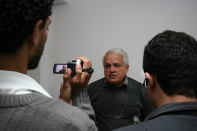 Aluno do curso fotografa Ariovaldo de Oliveira