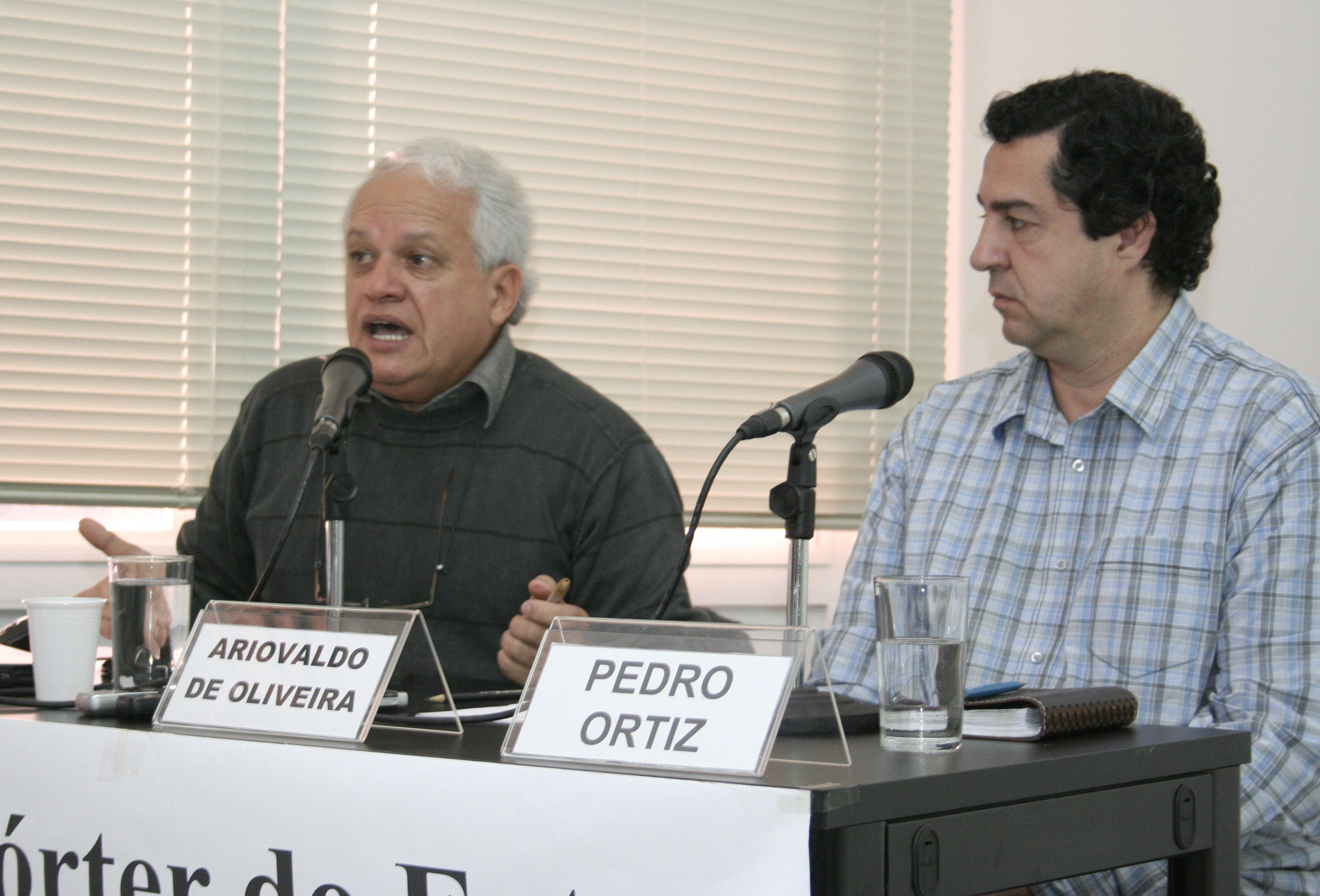 Ariovaldo de Oliveira e Pedro Ortiz