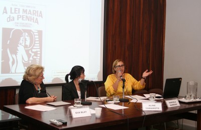Eva Blay, Aline Yamamoto e Marcela Barroso