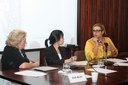 Eva Blay, Aline Yamamoto e Marcela Barroso