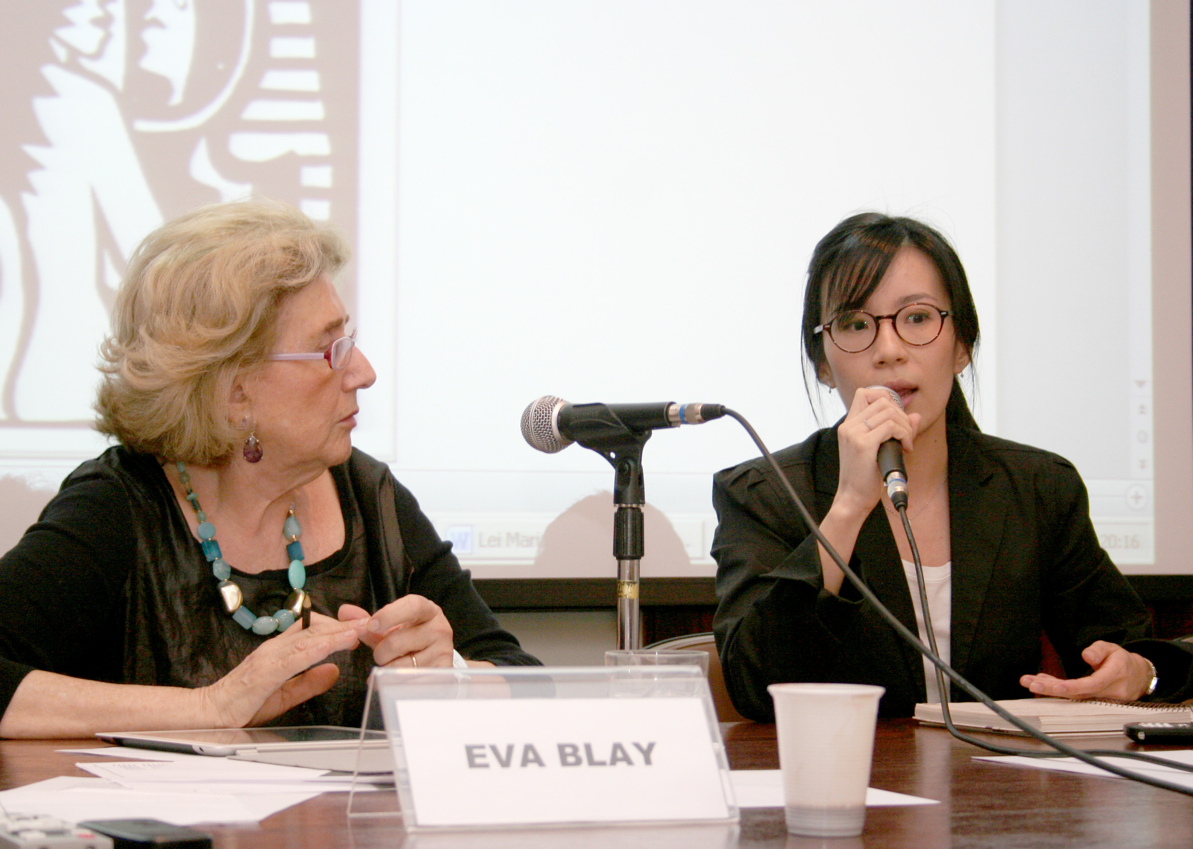 Eva Blay e Aline Yamamoto