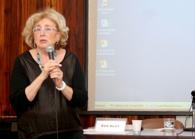 Eva Blay faz abertura do evento