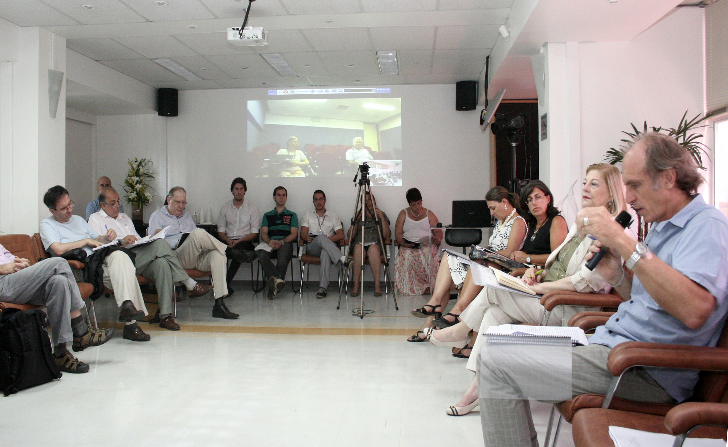 Martin Grosmann e coordenadores participantes.