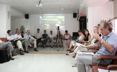 Martin Grosmann e coordenadores participantes.
