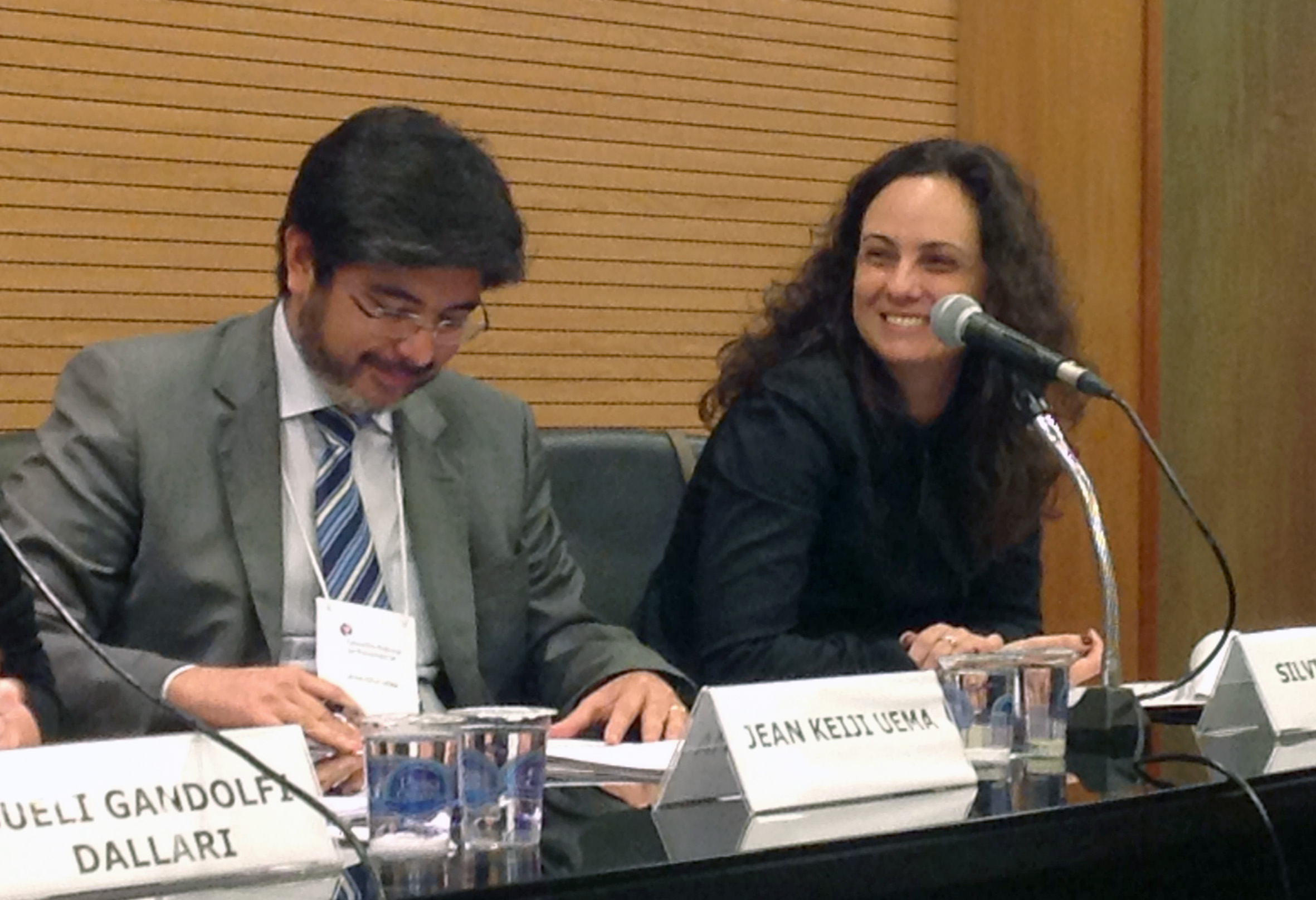 Jean Keiji Uema e Silvia Badim