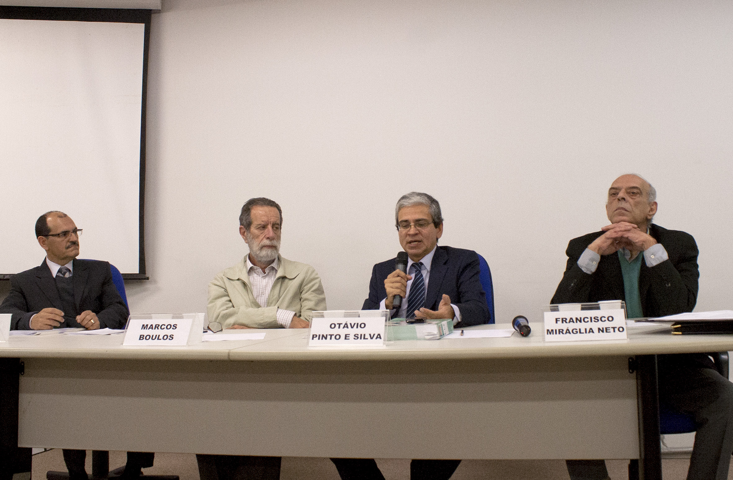 Salvador Ferreira da Silva, Marcos Boulos, Otávio Pinto e Silva e Francisco Miráglia Neto