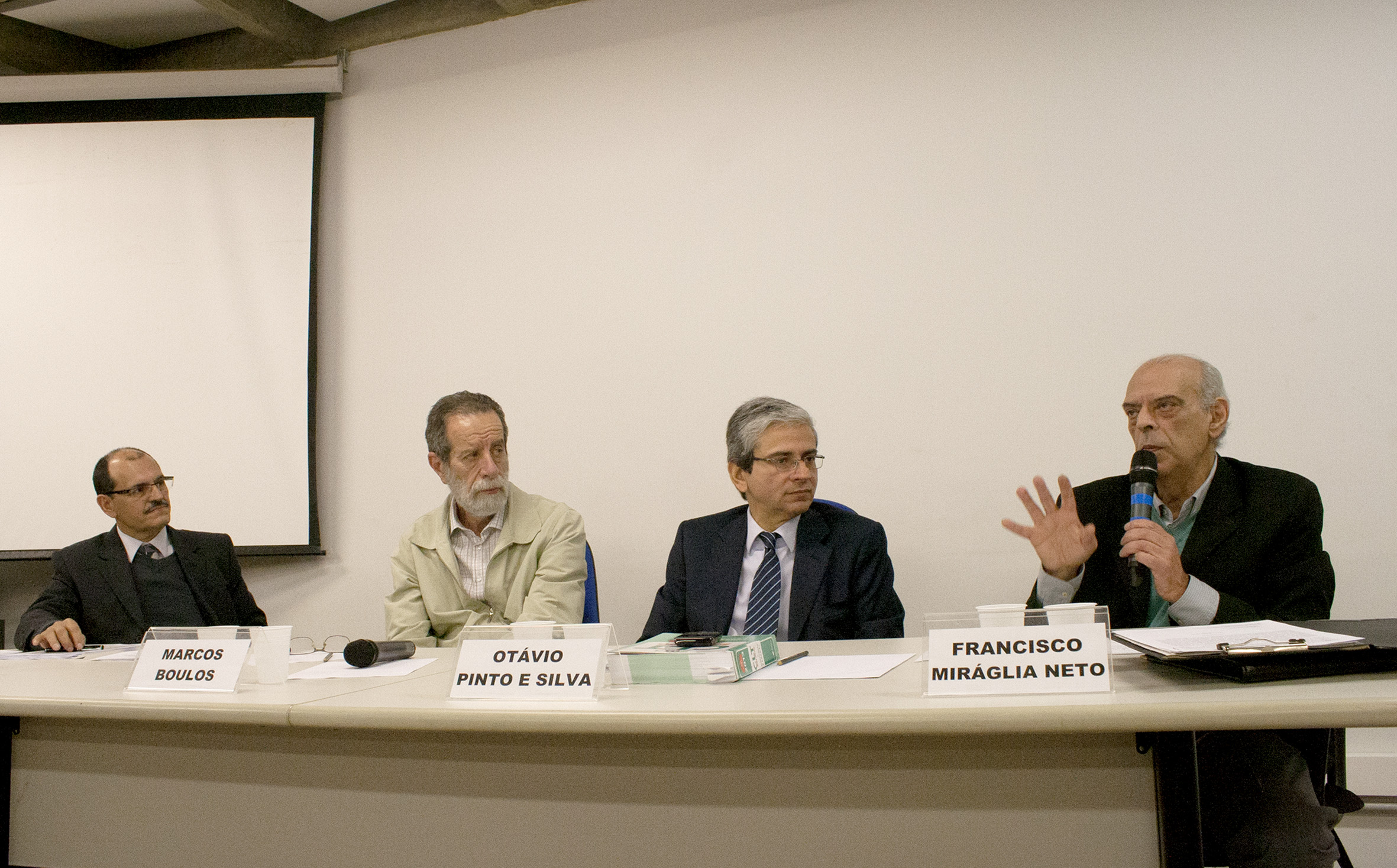 Salvador Ferreira da Silva, Marcos Boulos, Otávio Pinto e Silva e Francisco Miráglia Neto