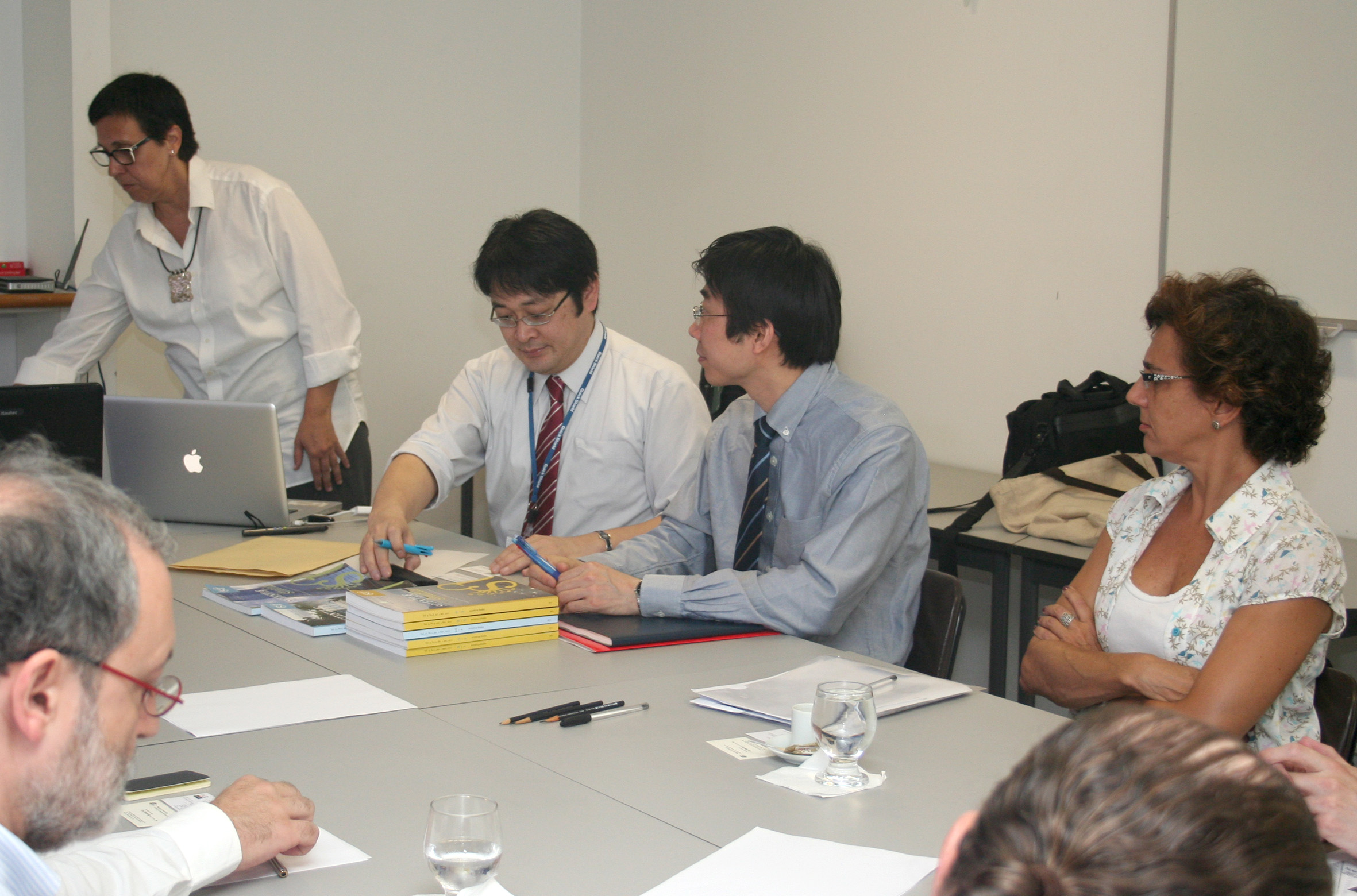 Marilda Gifalli, Susumu Saito, Dapeng Cai e Sylvia Dantas