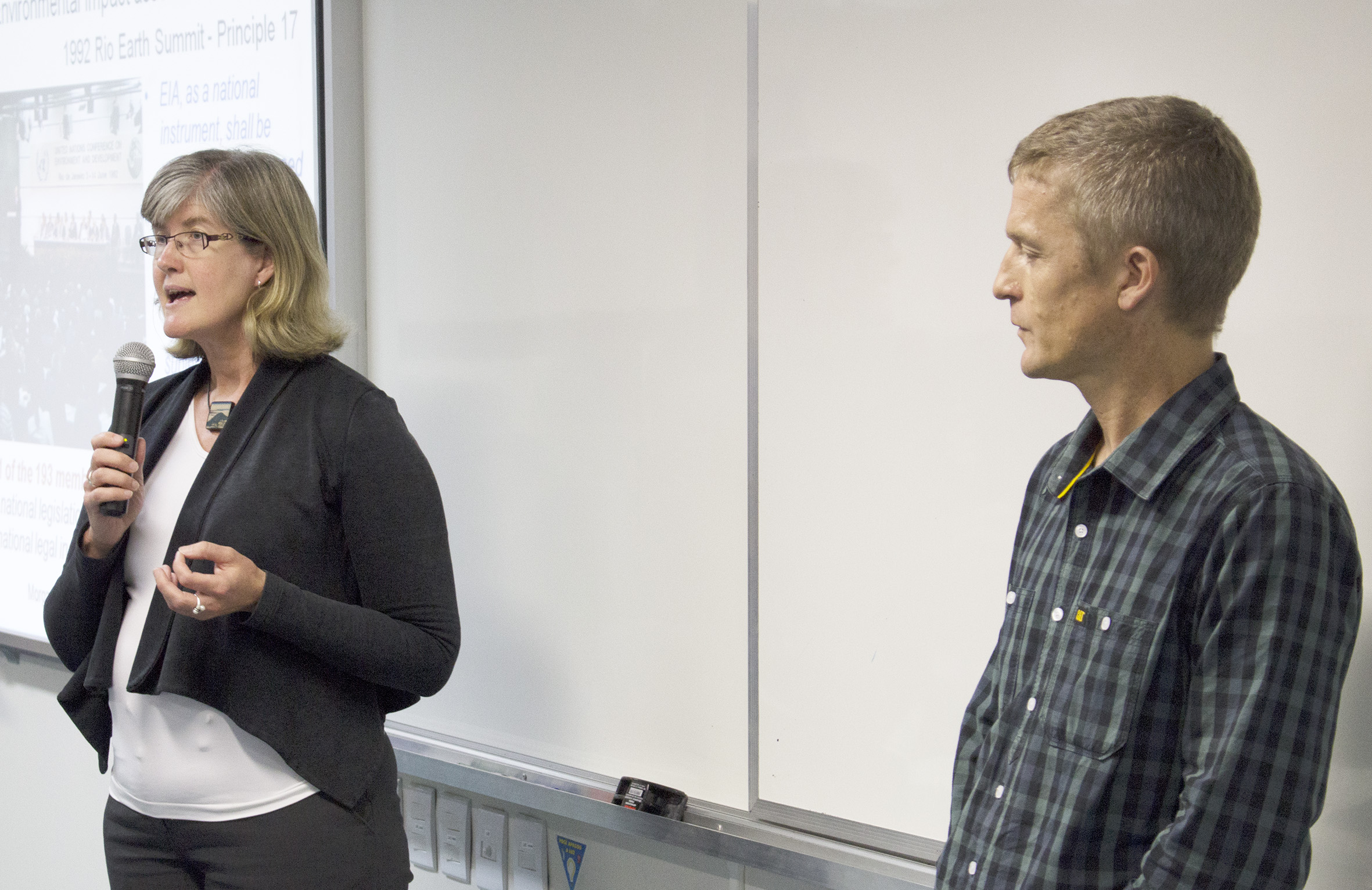 Jenny Pope e Angus Morrison-Saunders
