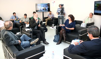 Renato Janine, Massimo Canevacci, Deisy Ventura, Martin Grossmann e Pedro Dallari