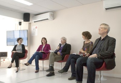 Maria Carmen Lemos, Vanessa Empinnotti, Pedro Jacobi, Lucia de Stefano e Jeroen Warner