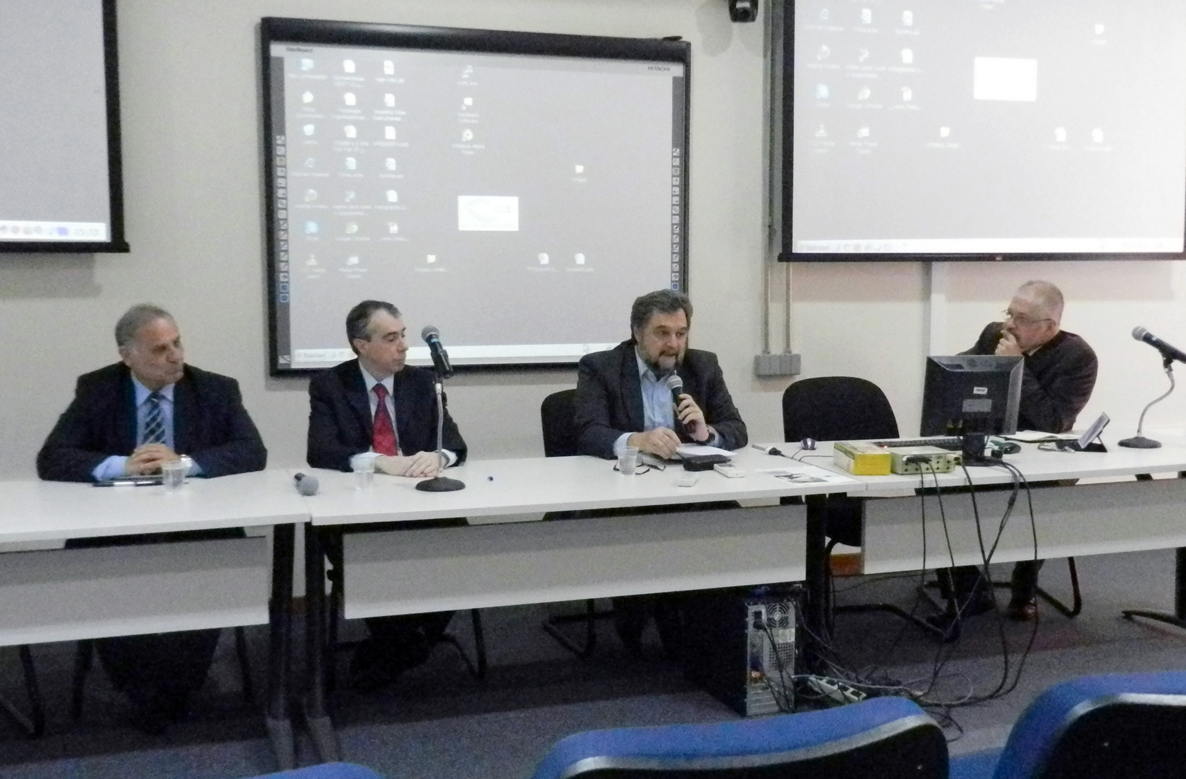 Sérgio Surugi de Siqueira, Marco Antonio Gutierrez, Luiz Natal Rossi e Dalton Luiz de Paula Ramos