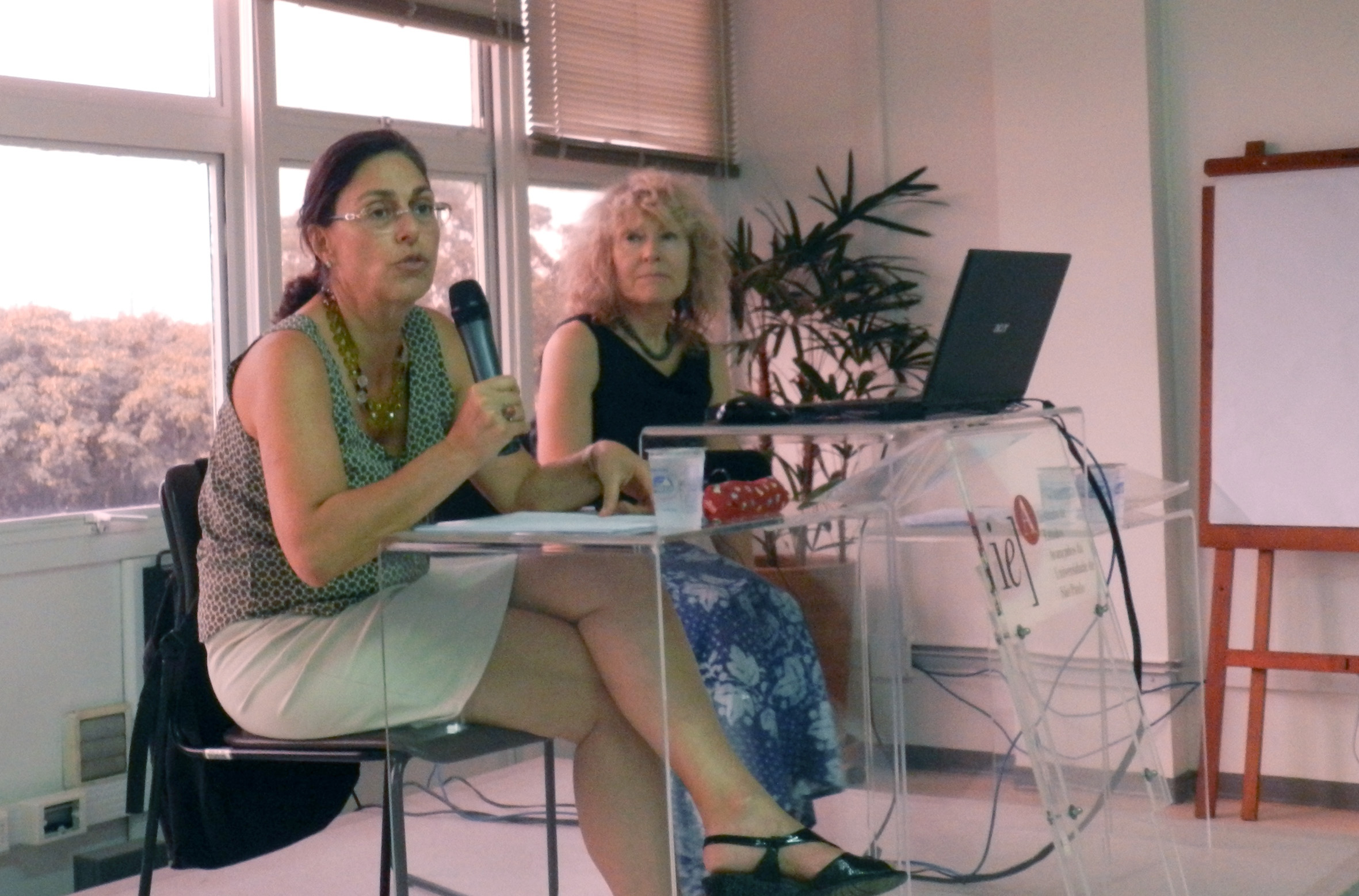Sandra Maria Sawaya e Eve Gregory