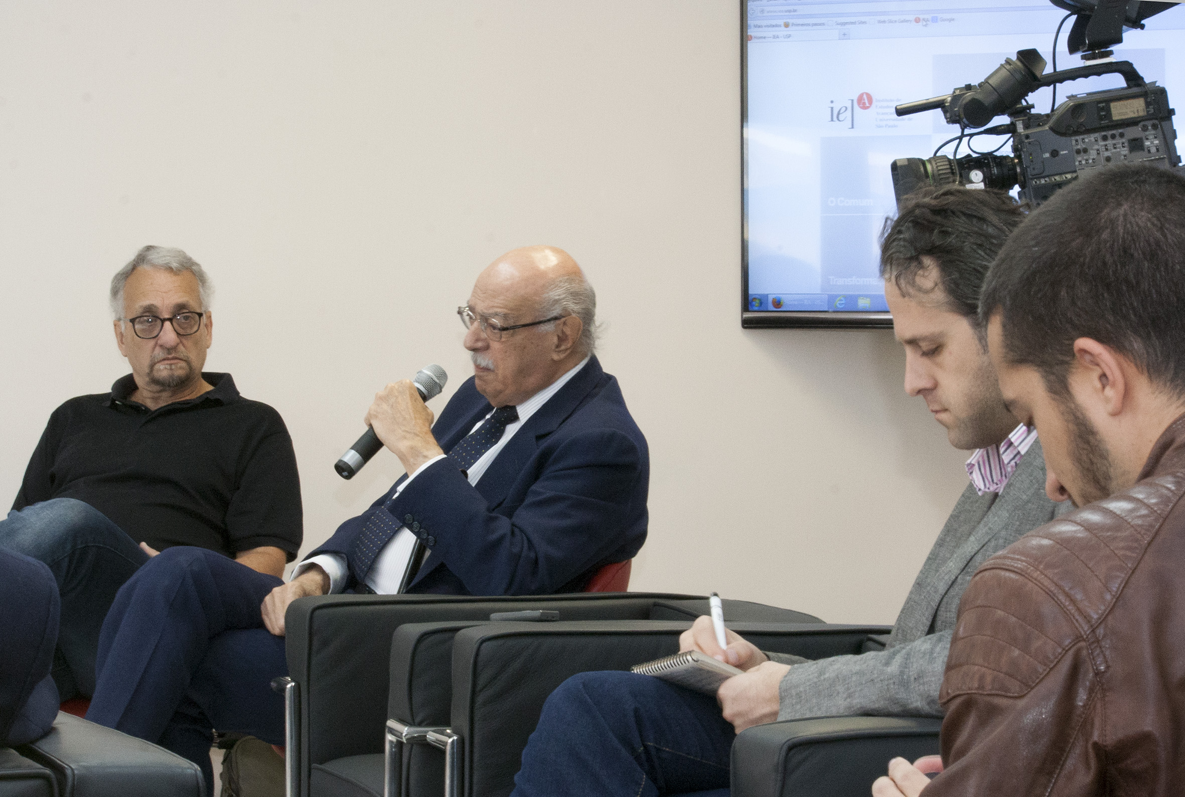 Paulo Saldiva, Adib Jatene e Luciano Maximo