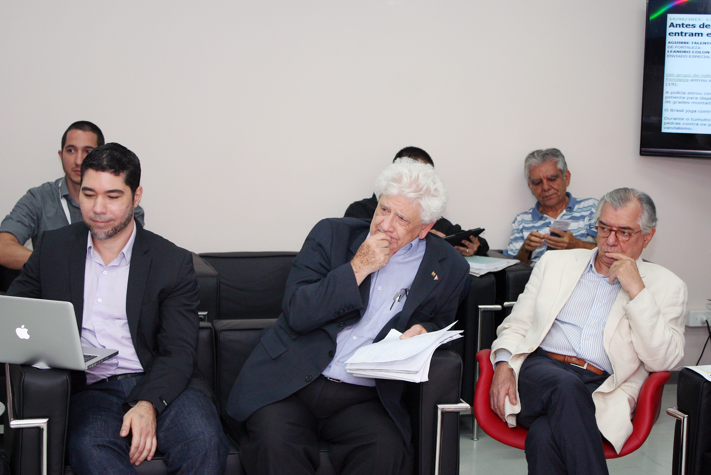 Alexey Dodsworth Magnavita, José da Rocha Carvalheiro e José Álvaro Moisés
