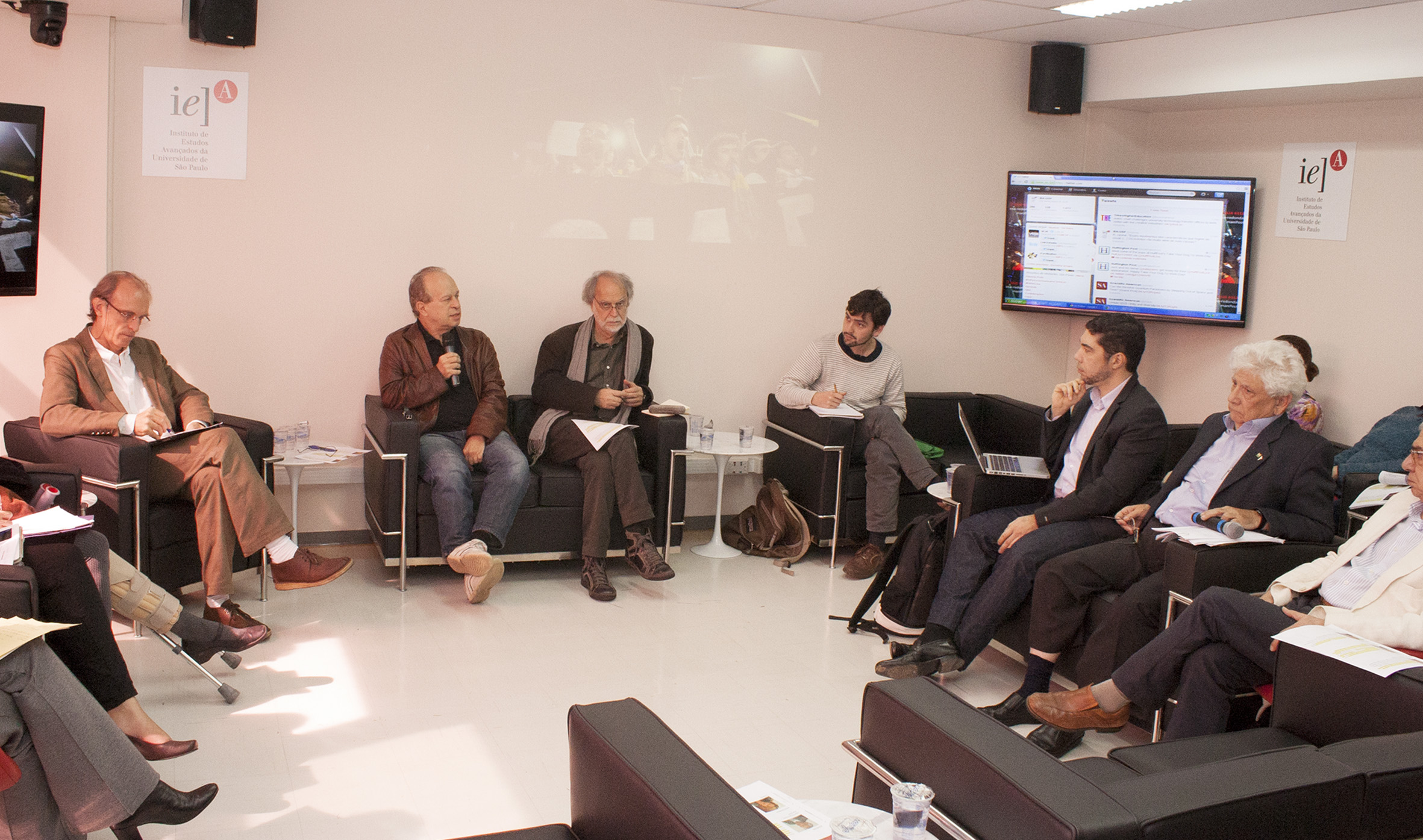 Martin Grossmann, Renato Janine e Massimo Canevacci