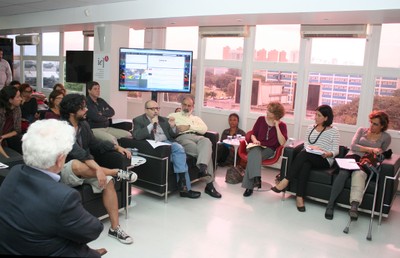 José da Rocha Carvalheiro, Jorge Luiz Campos, Sérgio Adorno, Guilherme Ary Plonski, Arlene Clemesha, Lúcia Maciel Barbosa de Oliveira e Sylvia Dantas