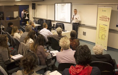 Tim Jackson no encerramento do evento