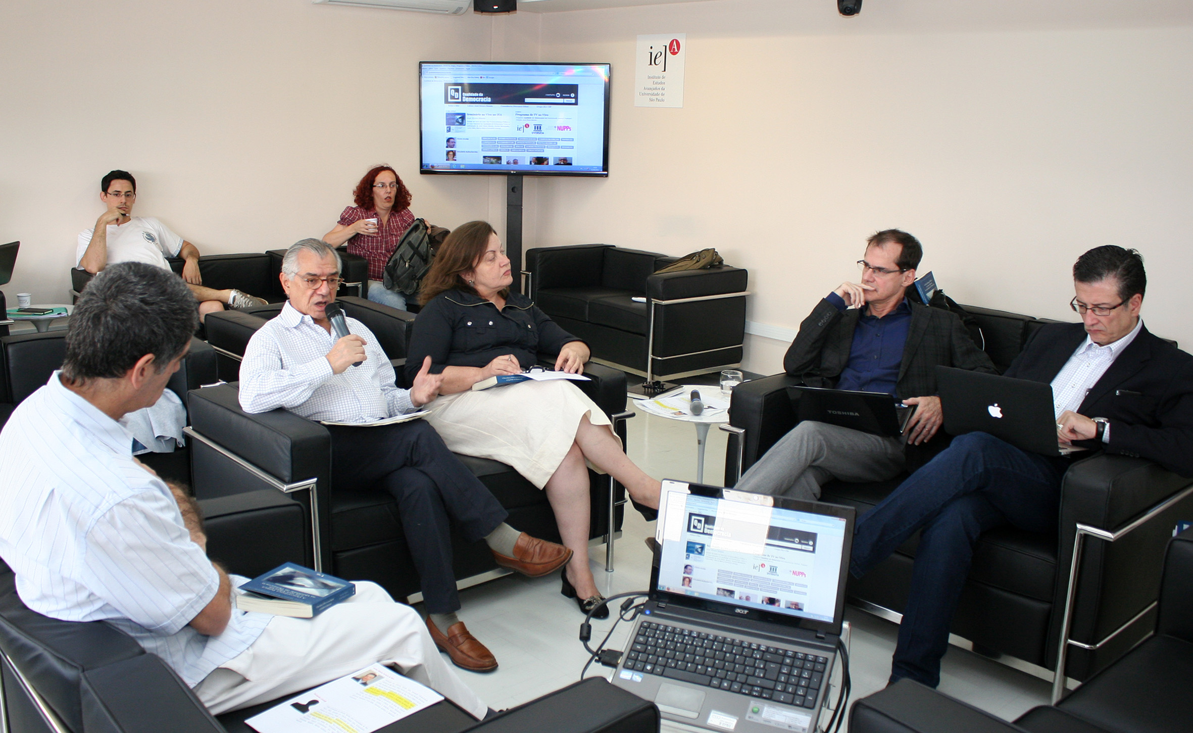 Fernando Limongi, José Álvaro Moisés, Rachel Meneguello, Marcus André Melo e Carlos Melo