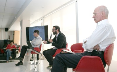 Fernanda de Nigri, Mário Sérgio Salerno, Guilherme Amaral e Otávio Silva Camargo
