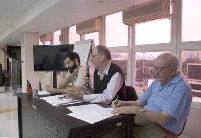 Marcus Sacrini, Maurício Carvalho Ramos e Hugh Lacey
