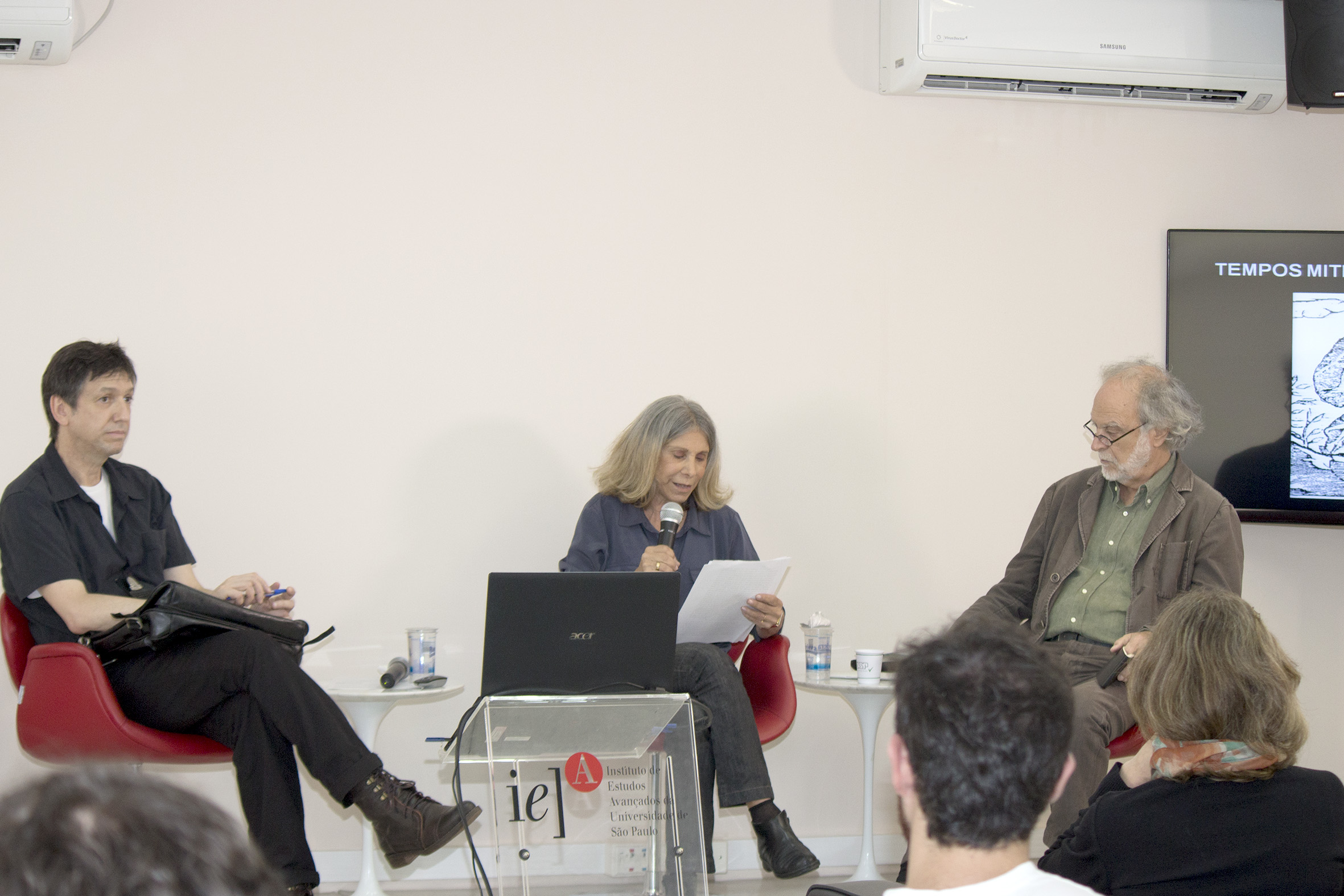 Mauro Rovai, Olgária Matos e Massimo Canevacci
