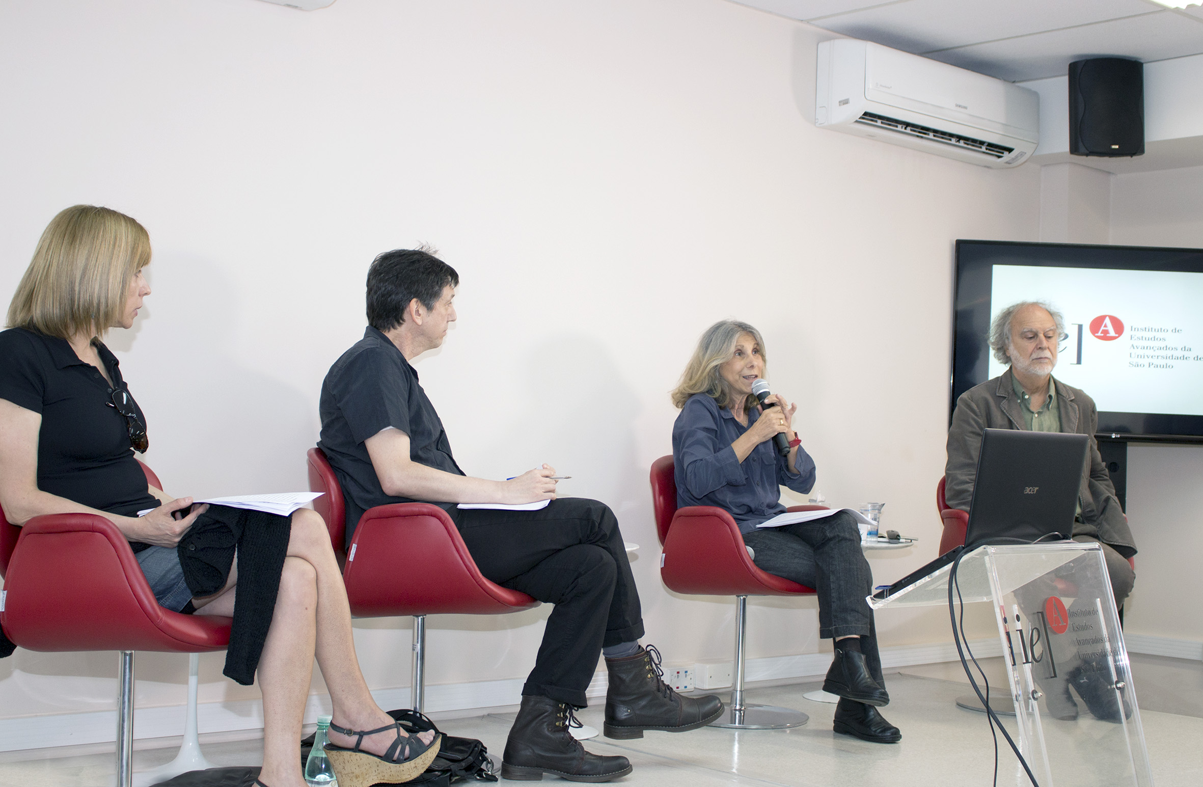 Rita Paiva, Mauro Rovai, Olgária Matos e Massimo Canevacci