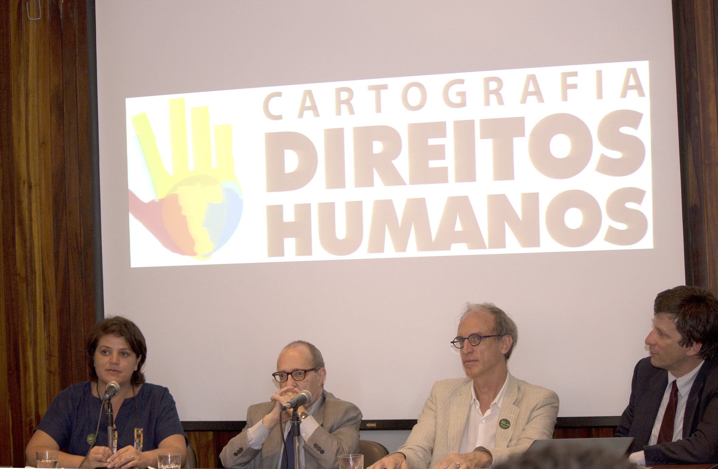 Rossana Rocha Reis, Sergio Adorno, Martin Grossmann e Moacyr Novaes