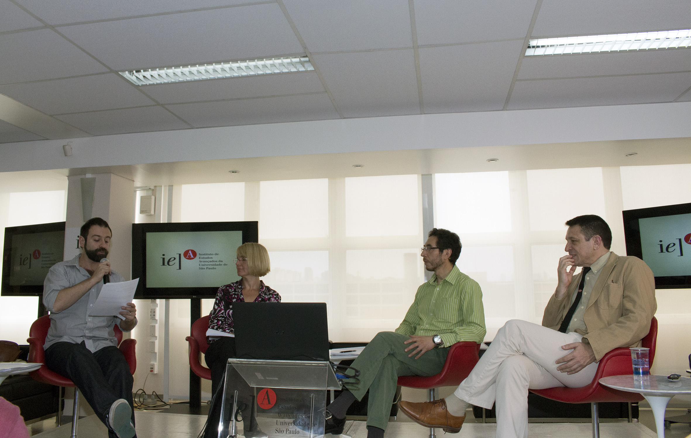 Lorenzo Baravalle, Eliane Sebeika Rapchan, Hernán Neira e Gustavo Caponi