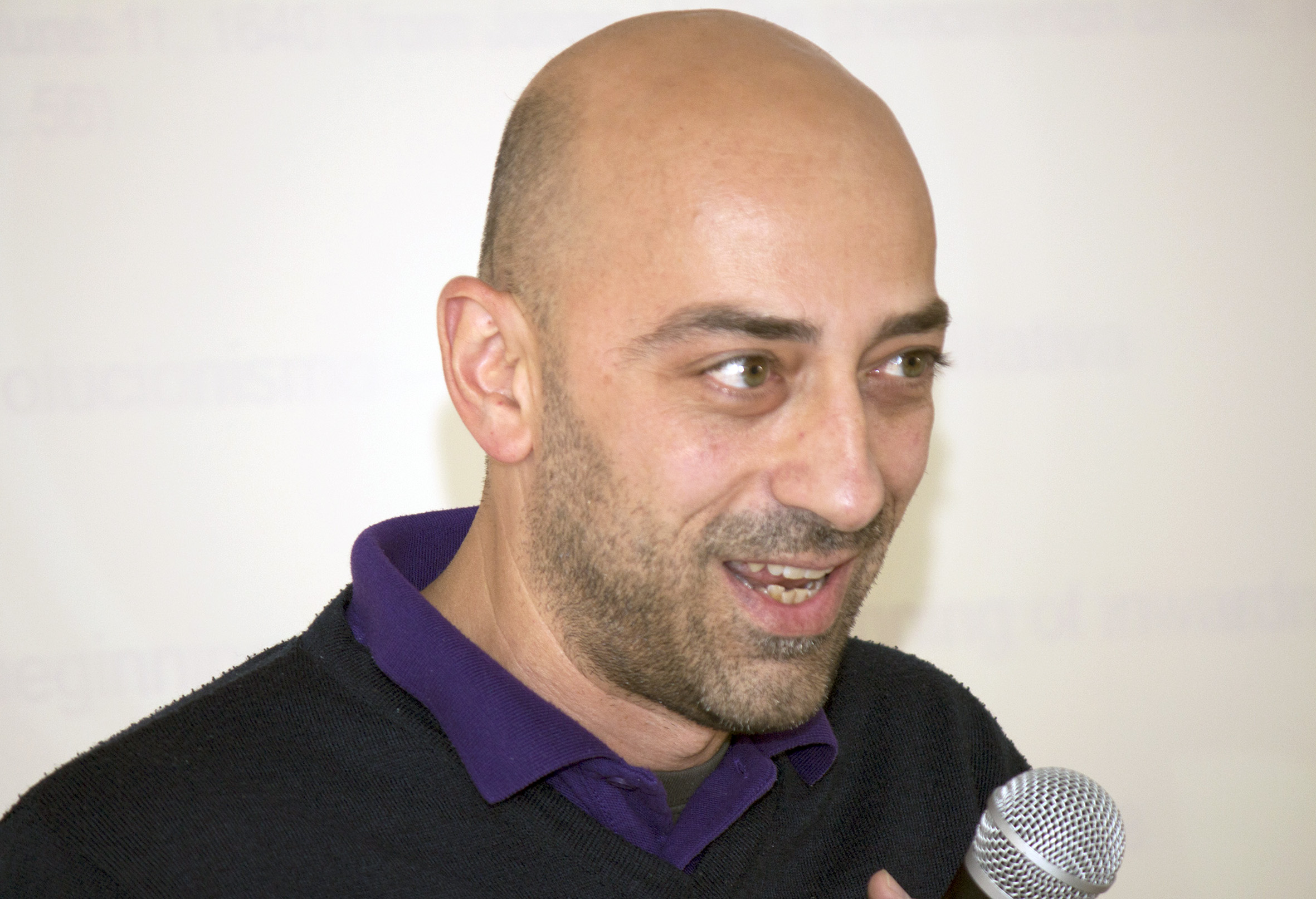 Davide Vecchi faz sua apresentação