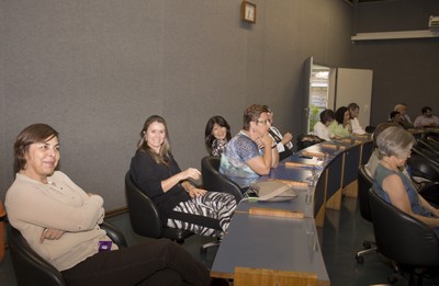 Funcionários do IEA prestigiam o evento