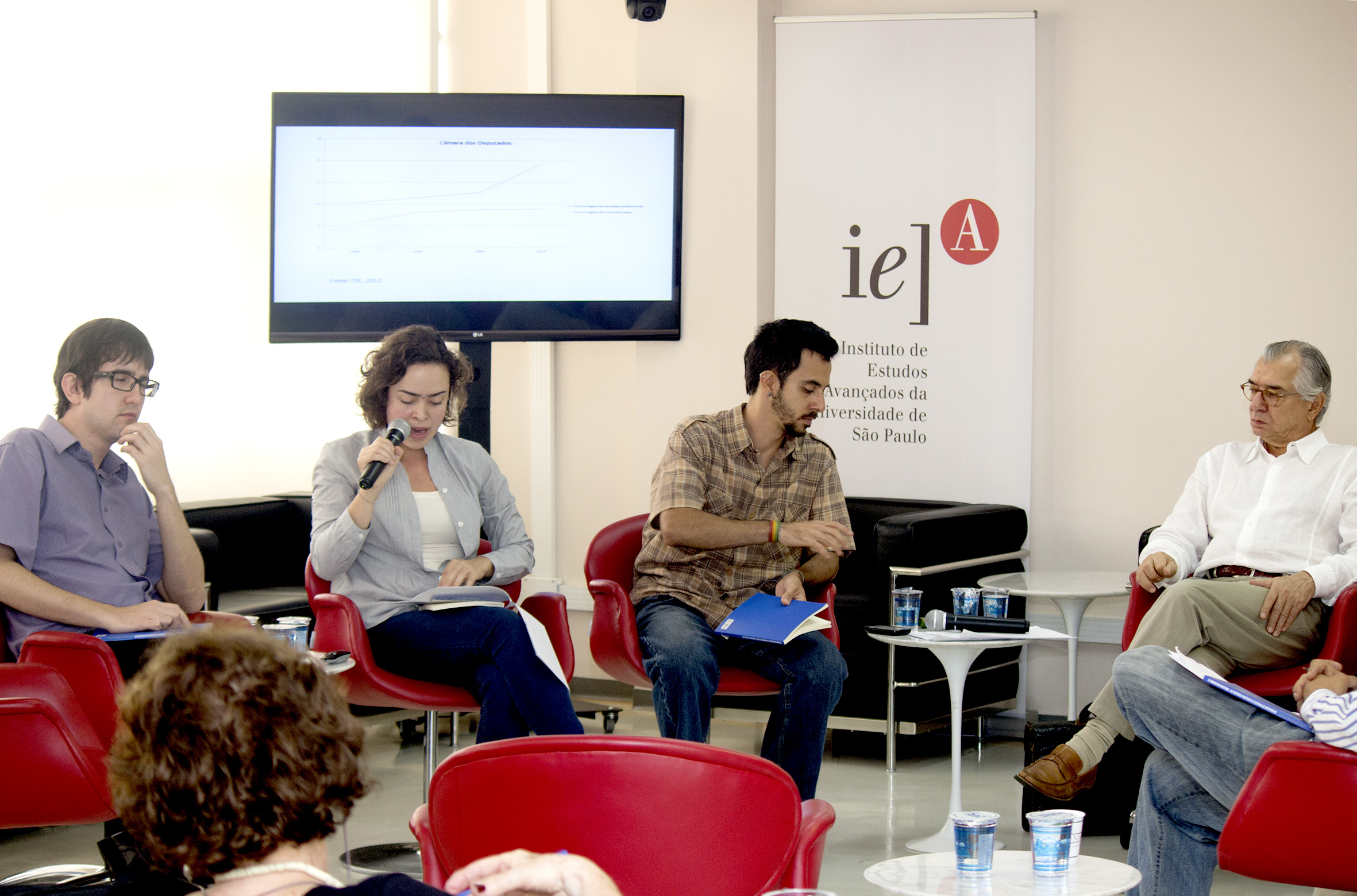 Sérgio Simoni Jr, Beatriz Sanches, Rafael Moreira Dardaque Mucinhato e José Álvaro Moisés