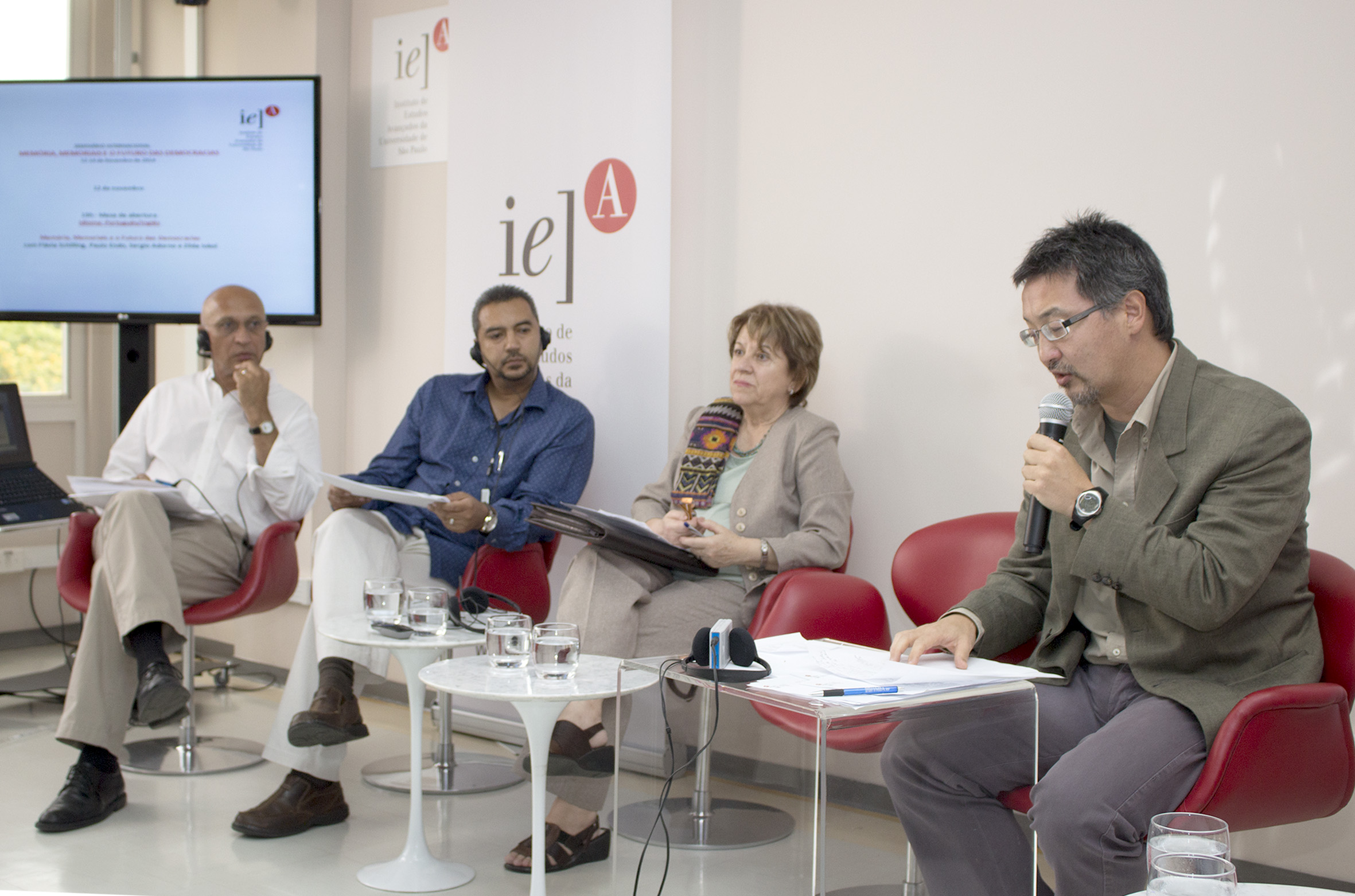 Umesh Lalloo Bawa, Garth Stevens, Graciela Jorge e Paulo Endo