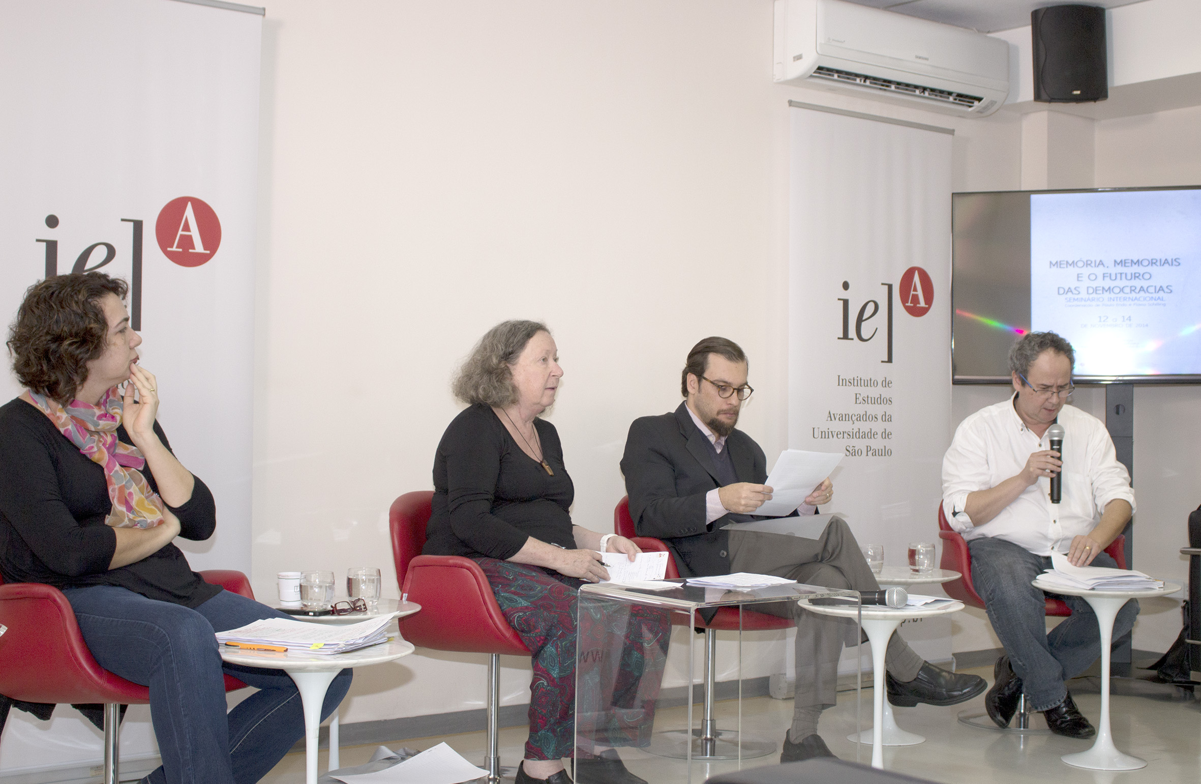 Deisy Ventura, Flavia Schilling, Eduardo Bittar e José Antonio Vasconcelos