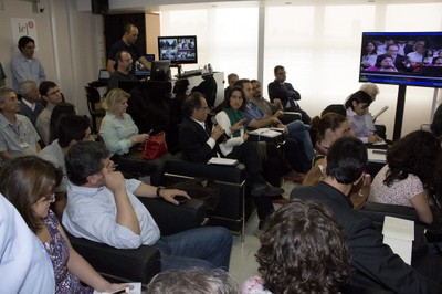 Participação do público presente no evento